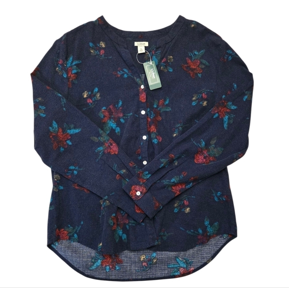 L.L. Bean Floral Top